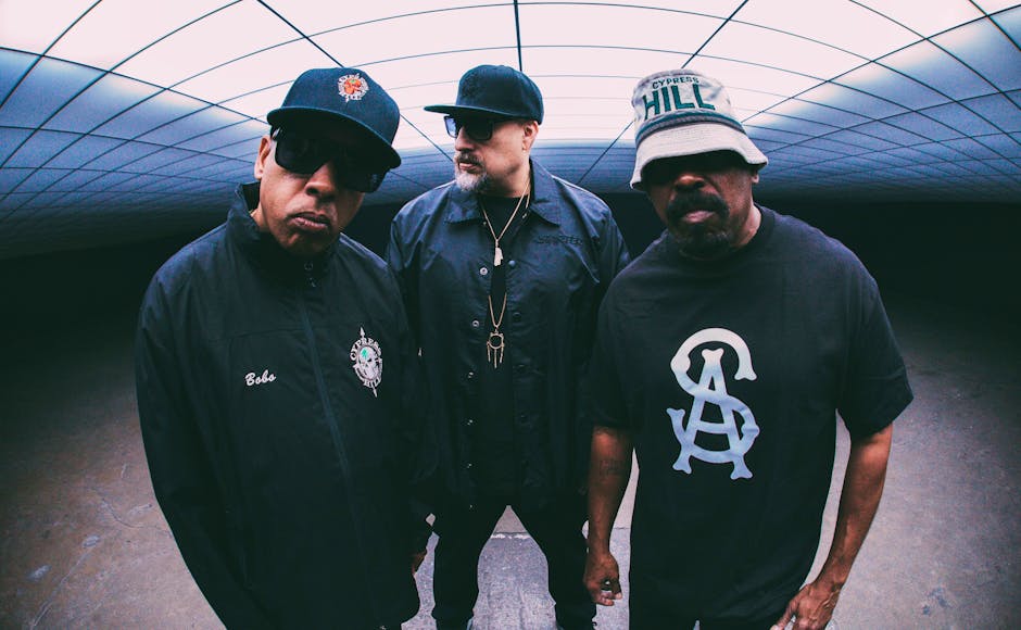 Eric Bobo, B-Real e Sen Dog dei Cypress Hill (Immagine: Eitan Miskevich)  - Eitan Miskevich