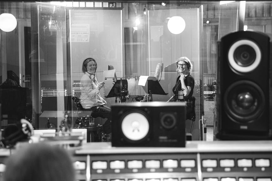Les chanteuses d'ABBA lors de l'enregistrement de l'album de leur retour en 2021  - Ludvig Andersson