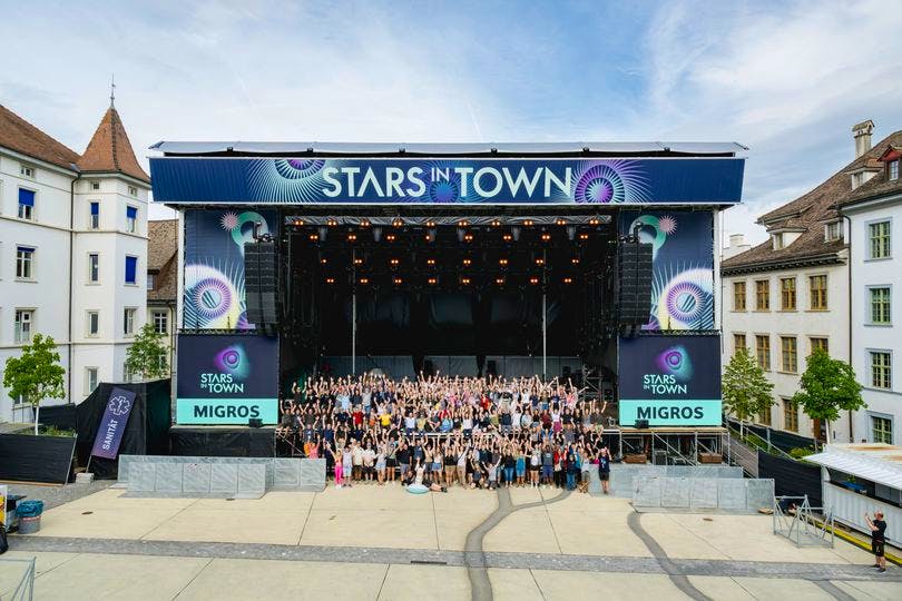 Ohne all diese Menschen wäre das Stars in Town nicht denkbar gewesen: das Team hinter dem Event.  - Stars In Town