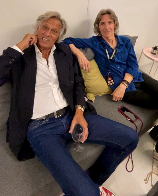 Chris White et Terence Reis juste après le concert!  - Starzone