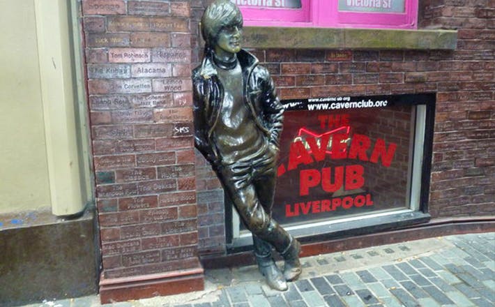 - John Lennon statue in Matthew Street by Basher Eyre, CC BY-SA 2.0 via Wikimedia Commons  - John Lennon statue in Matthew Street by Basher Eyre, CC BY-SA 2.0  via Wikimedia Commons