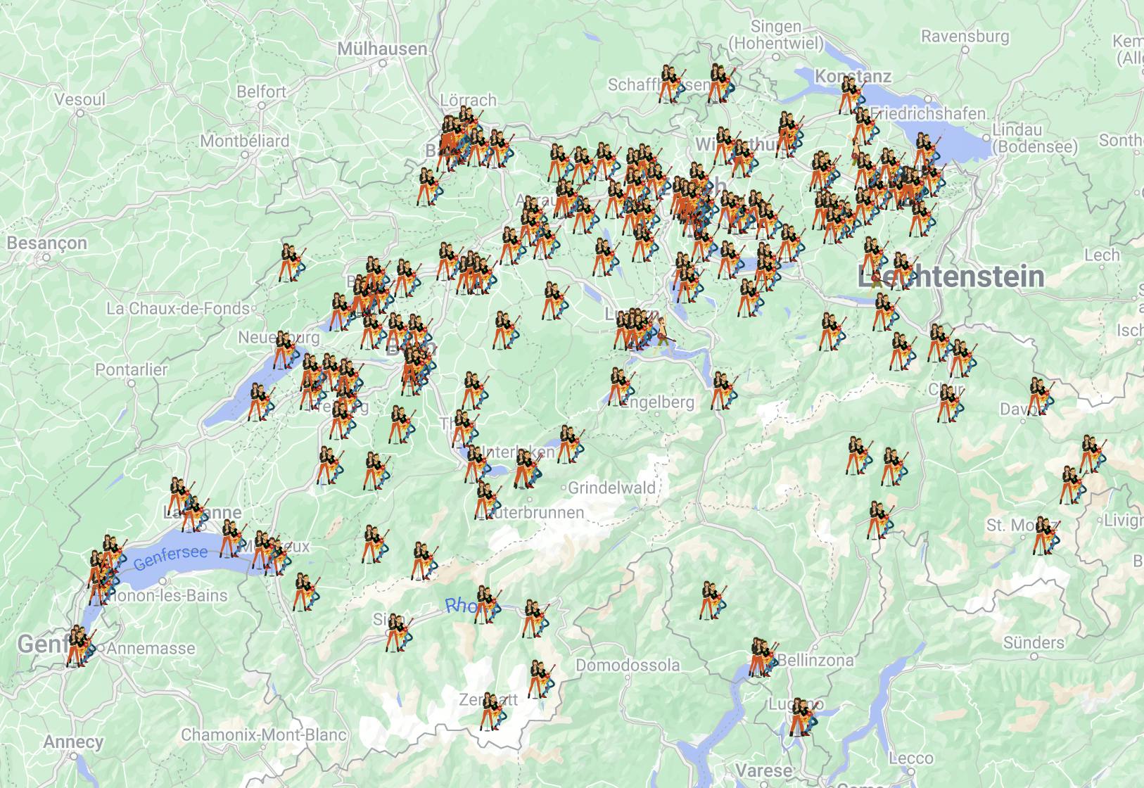 L'été des festivals suisses 2023 en un coup d'œil.  - Reto Fehr