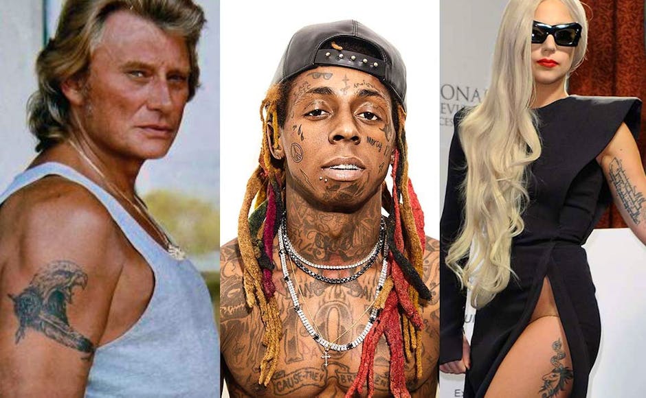 Johnny, Lil Wayne et Lady Gaga  - DR